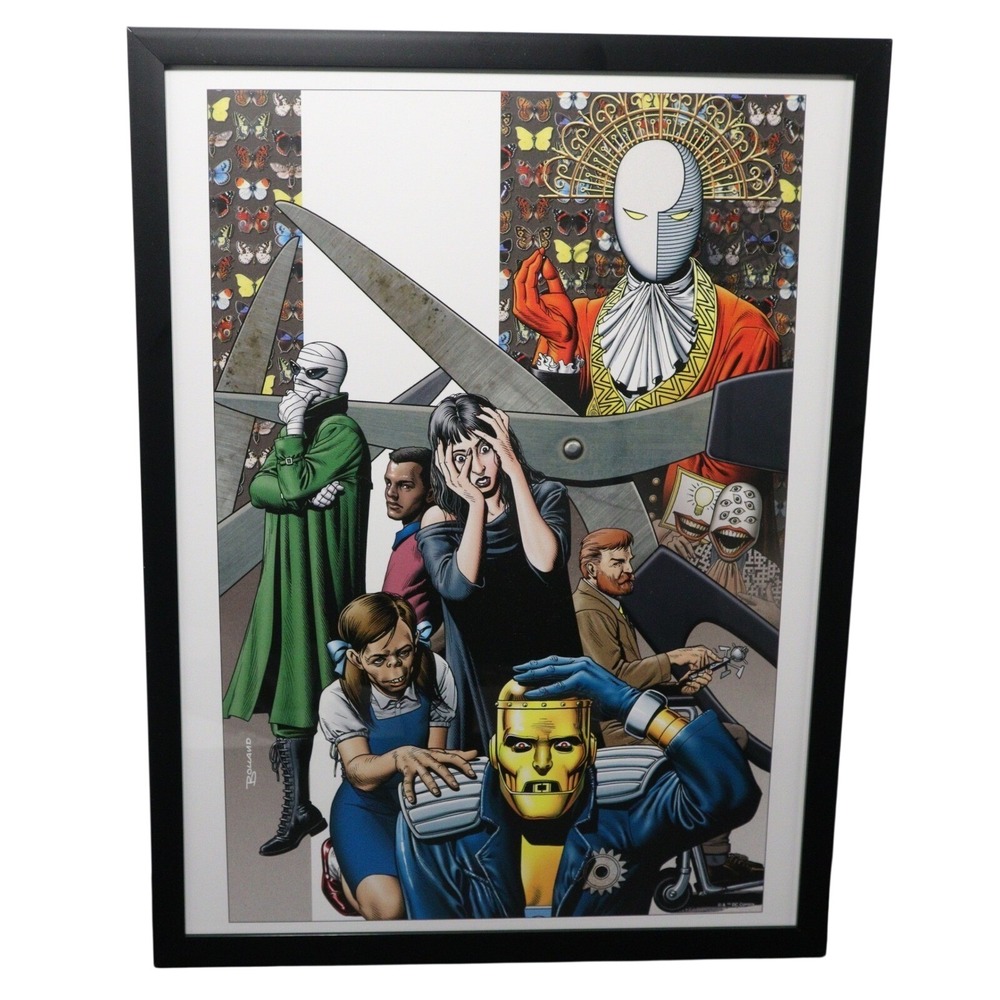 Doom Patrol Framed 12x16 Comic Cover Art by Brian Bolland‎ | DC Comics